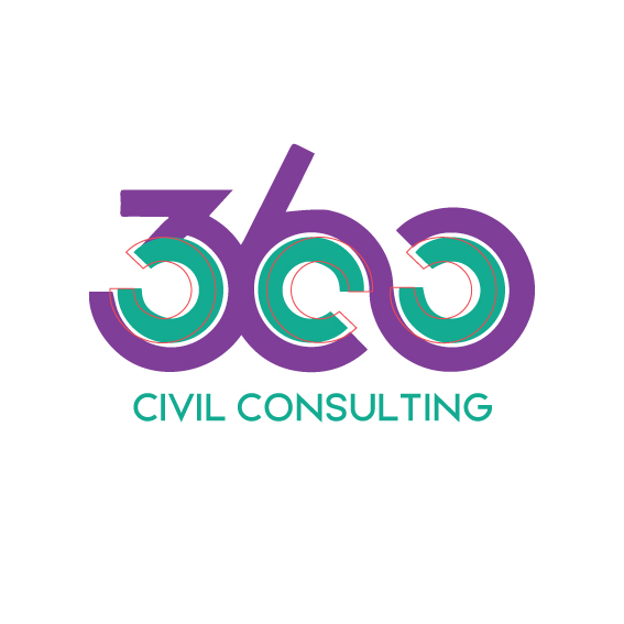 Diseño de Logo por hayonialbader para 360 Civil Consulting | Diseño #13523757