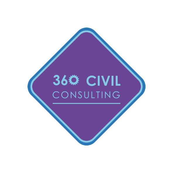 Logo Design by barkassoumehdi for 360 Civil Consulting | Design #13760170