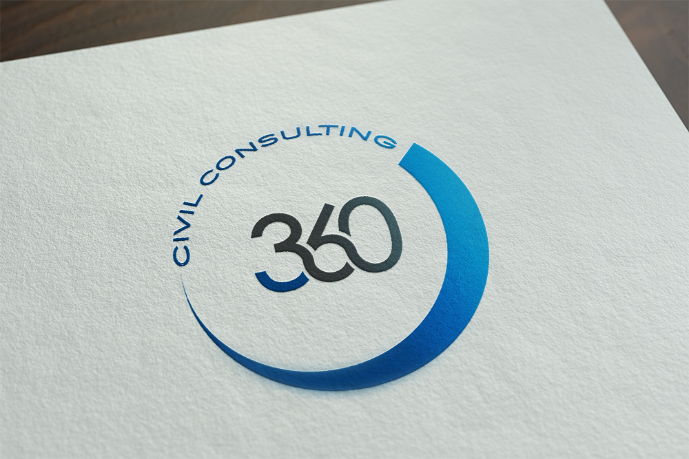 Diseño de Logo por gudeveleven para 360 Civil Consulting | Diseño #13541664