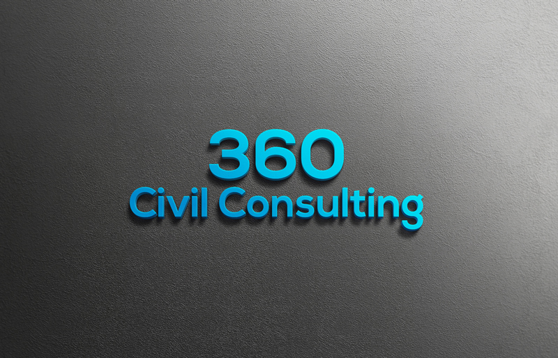 Logo Design by {Backspace} for 360 Civil Consulting | Design #13510043