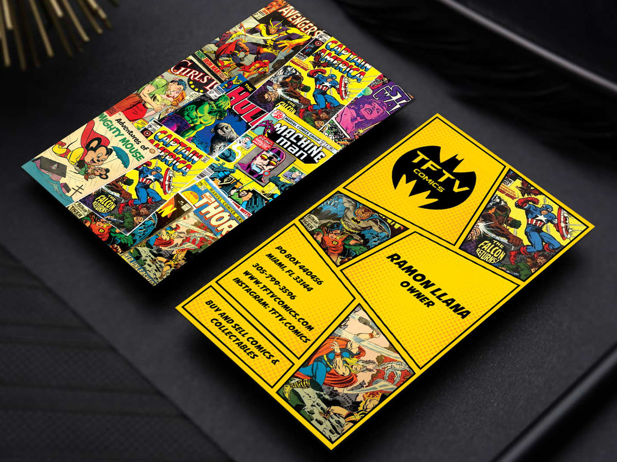 Diseño de Tarjeta de Presentación por Sandaruwan para TFTV Comics | Diseño #13610677