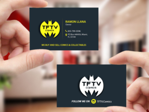 Business Card Design by Creations Box 2015 for TFTV Comics | Design: #13607592