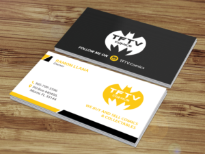 Business Card Design by Creations Box 2015 for TFTV Comics | Design: #13607593