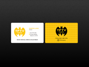 Business Card Design by Creations Box 2015 for TFTV Comics | Design: #13607603