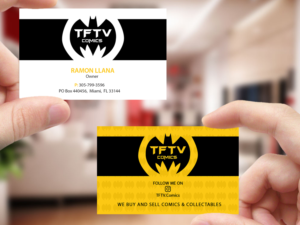 Business Card Design by Creations Box 2015 for TFTV Comics | Design: #13607605