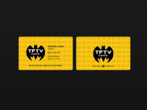 Business Card Design by Creations Box 2015 for TFTV Comics | Design: #13607609