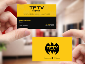 Business Card Design by Creations Box 2015 for TFTV Comics | Design: #13607611