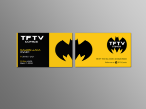 Business Card Design by Creations Box 2015 for TFTV Comics | Design: #13607617