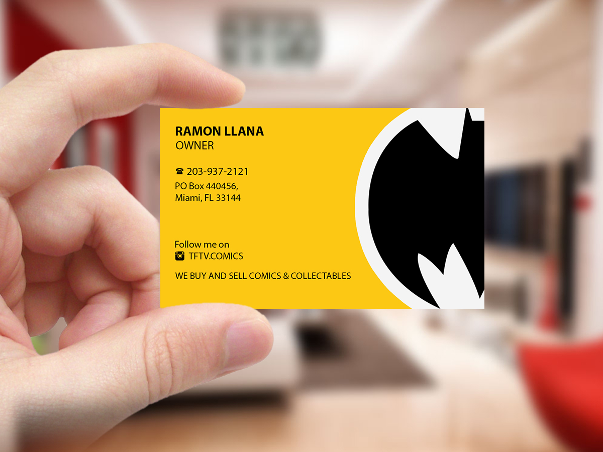 Business Card Design by Creations Box 2015 for TFTV Comics | Design #13607622