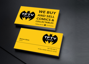 Business Card Design by Creations Box 2015 for TFTV Comics | Design: #13607986