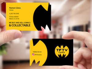 Business Card Design by Creations Box 2015 for TFTV Comics | Design: #13607993
