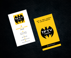Business Card Design by chandrayaan.creative for TFTV Comics | Design: #13601007