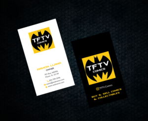 Business Card Design by chandrayaan.creative for TFTV Comics | Design: #13601009