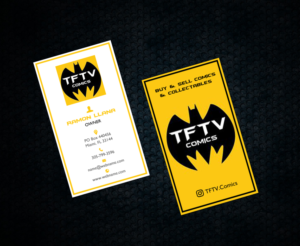 Business Card Design by chandrayaan.creative for TFTV Comics | Design: #13601010
