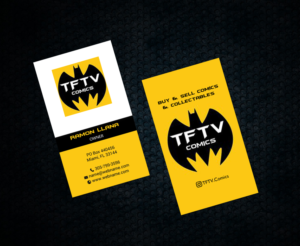 Business Card Design by chandrayaan.creative for TFTV Comics | Design: #13601284