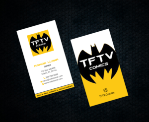 Business Card Design by chandrayaan.creative for TFTV Comics | Design: #13601285