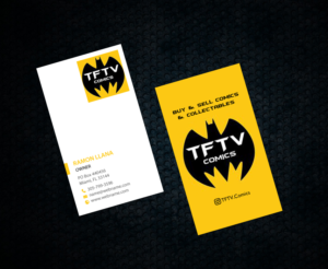 Business Card Design by chandrayaan.creative for TFTV Comics | Design: #13602616