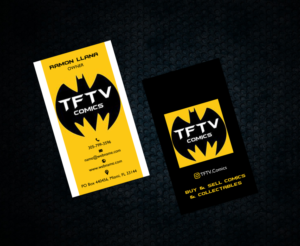 Business Card Design by chandrayaan.creative for TFTV Comics | Design: #13602617