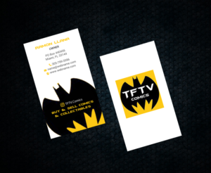 Business Card Design by chandrayaan.creative for TFTV Comics | Design: #13602619