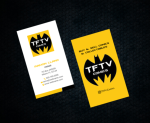 Business Card Design by chandrayaan.creative for TFTV Comics | Design: #13602633