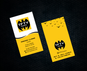 Business Card Design by chandrayaan.creative for TFTV Comics | Design: #13602634