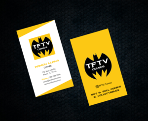 Business Card Design by chandrayaan.creative for TFTV Comics | Design: #13602635