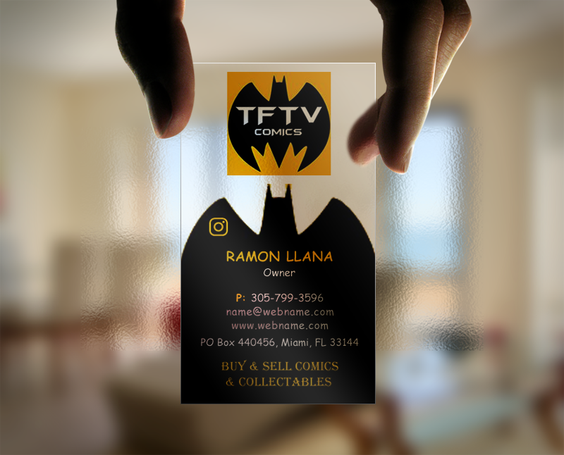 Business Card Design by chandrayaan.creative for TFTV Comics | Design #13602672