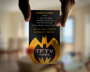 Business Card Design by chandrayaan.creative for TFTV Comics | Design: #13602673
