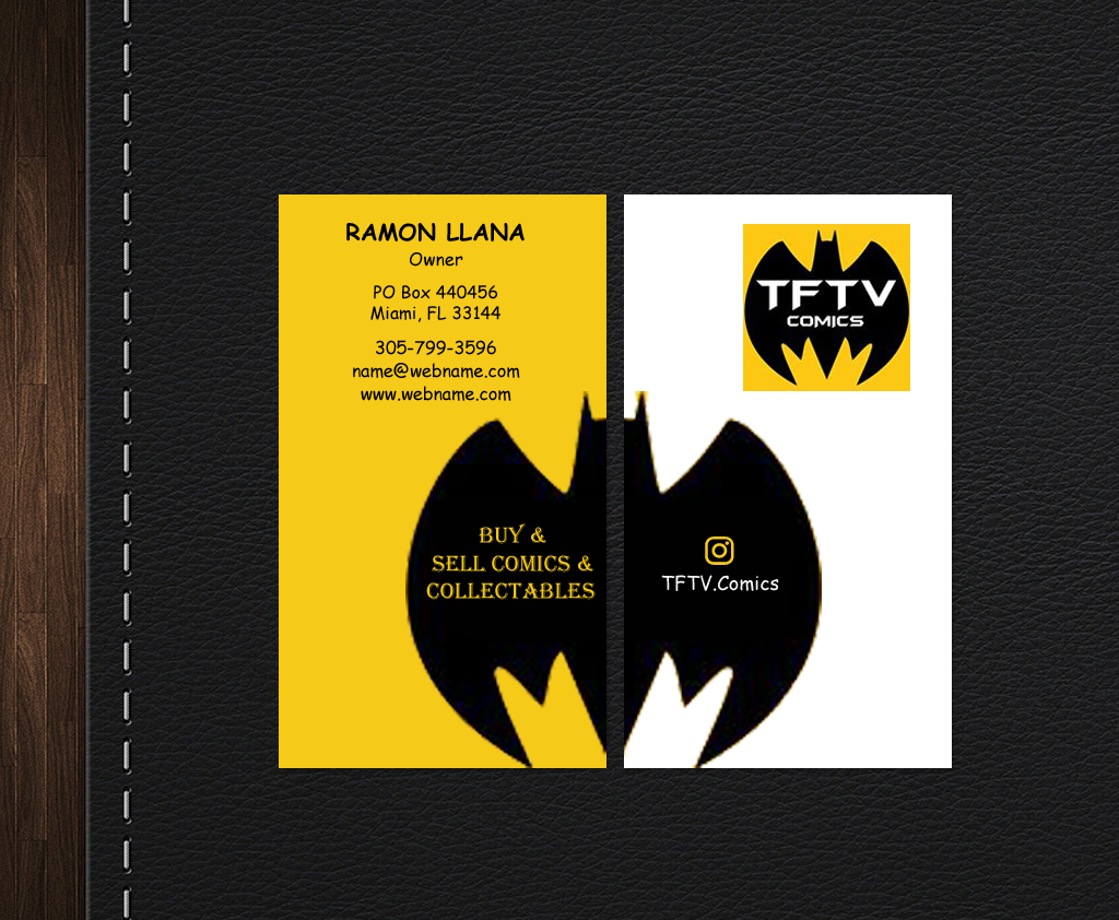 Business Card Design by chandrayaan.creative for TFTV Comics | Design #13602925