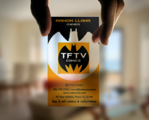 Business Card Design by chandrayaan.creative for TFTV Comics | Design: #13602927