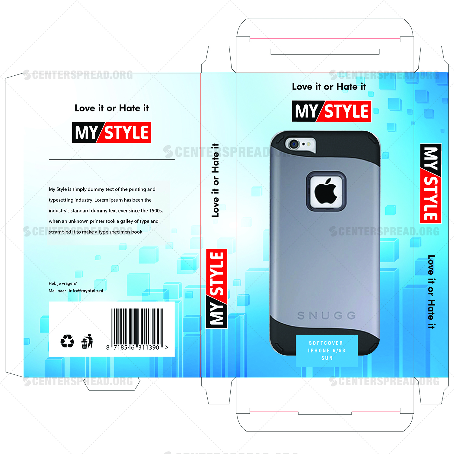 Packaging Design by CENTERSPREAD for New Aspect BV | Design #13719692