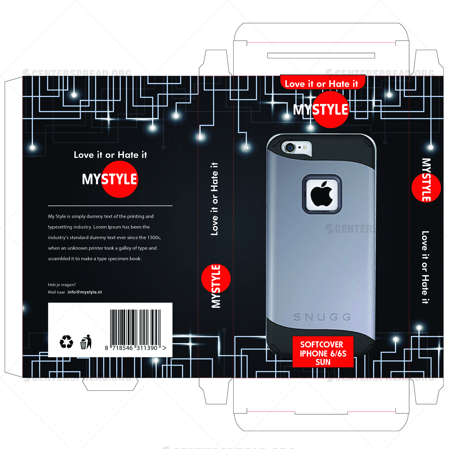 Verpackungs-Design von CENTERSPREAD für New Aspect BV | Design #13719859