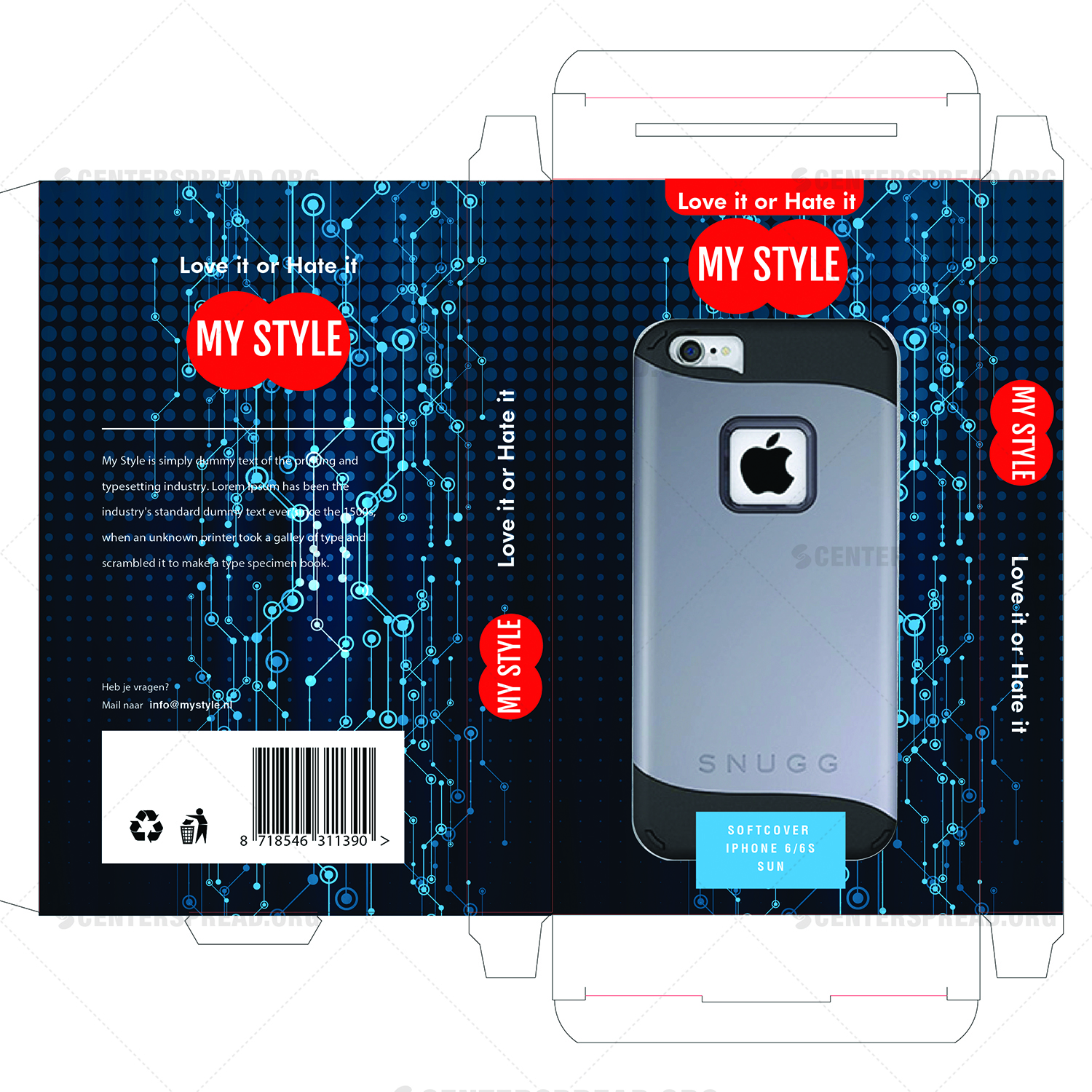 Verpackungs-Design von CENTERSPREAD für New Aspect BV | Design #13719860