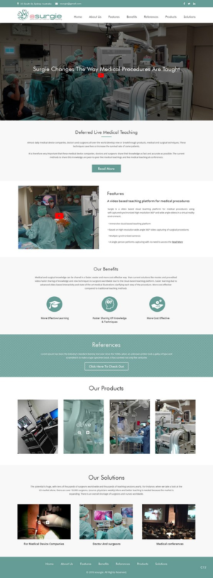 Diseño Web por pb para eSurgie | Diseño: #13522905