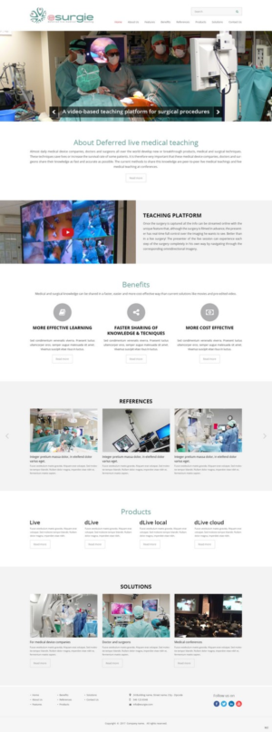 Diseño Web por pb para eSurgie | Diseño: #13522906