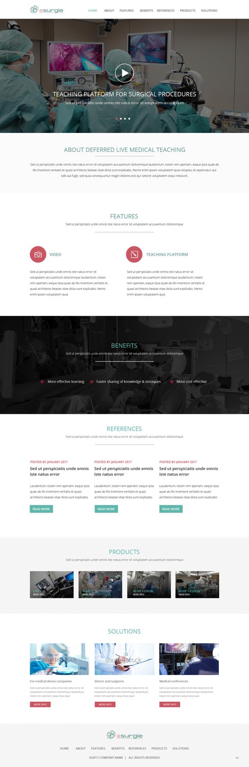 Web Design by pb for eSurgie | Design #13522910