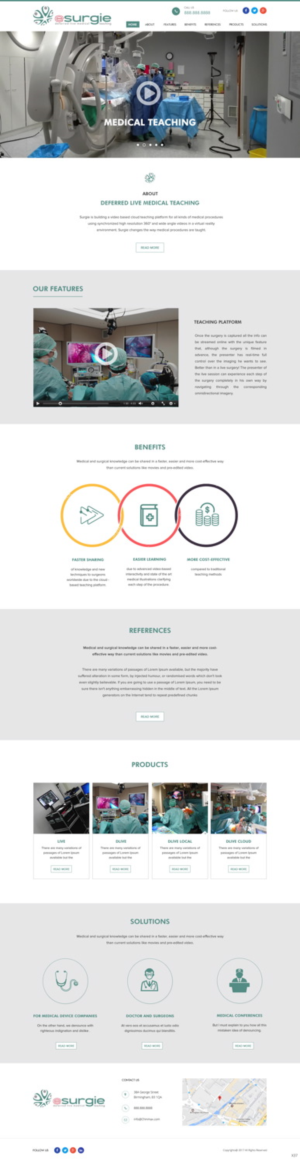 Diseño Web por pb para eSurgie | Diseño: #13522922