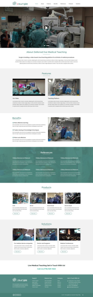 Diseño Web por pb para eSurgie | Diseño: #13522923