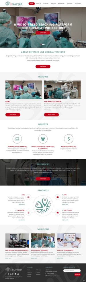 Diseño Web por pb para eSurgie | Diseño: #13547002