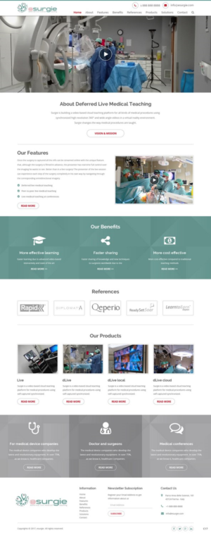 Diseño Web por pb para eSurgie | Diseño: #13547003