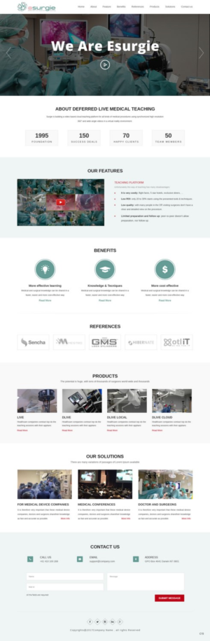 Diseño Web por pb para eSurgie | Diseño: #13547005