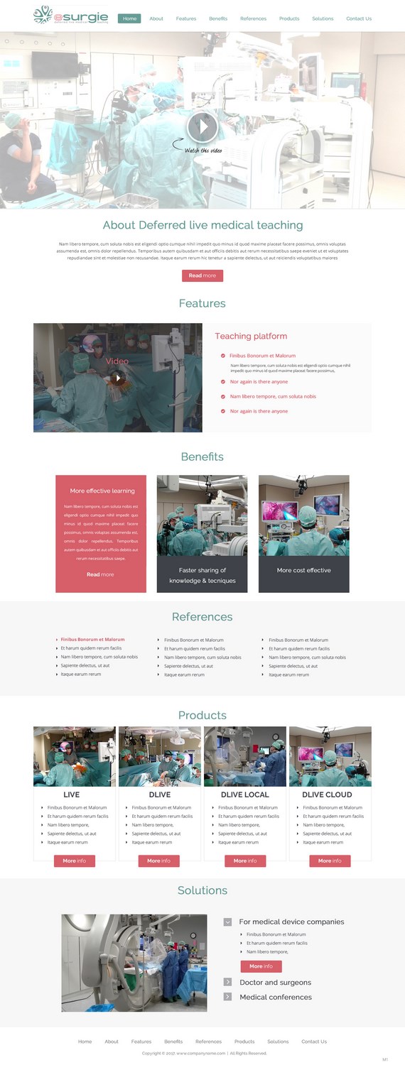 Diseño Web por pb para eSurgie | Diseño #13561023
