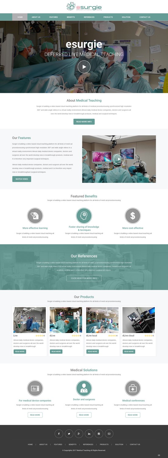 Web Design by pb for eSurgie | Design #13561024
