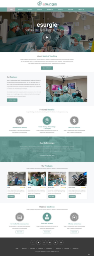 Diseño Web por pb para eSurgie | Diseño: #13561024