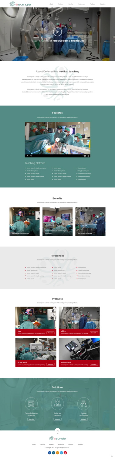Web Design by pb for eSurgie | Design #13564835