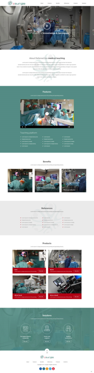 Diseño Web por pb para eSurgie | Diseño: #13564835