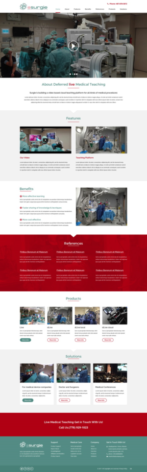 Diseño Web por pb para eSurgie | Diseño: #13574910