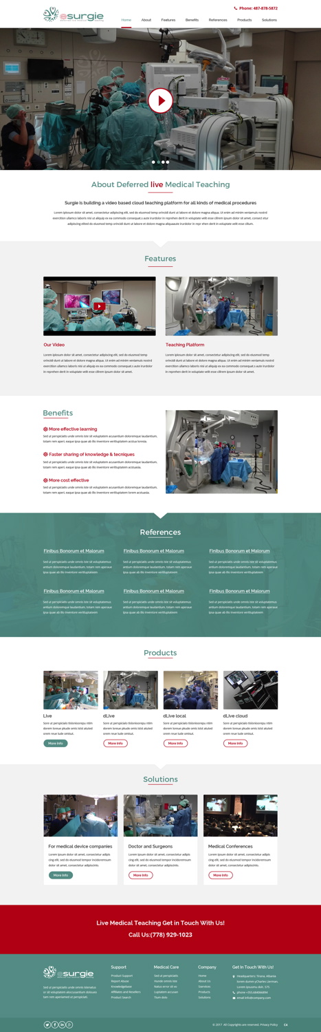 Diseño Web por pb para eSurgie | Diseño #13574911