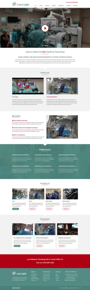 Diseño Web por pb para eSurgie | Diseño: #13574911