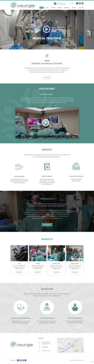 Diseño Web por pb para eSurgie | Diseño: #13574913